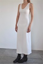 Платье из вязаного трикотажа - фото 129941