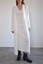 Кардиган из вязаного трикотажа - фото 129945