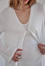 Кардиган из вязаного трикотажа - фото 129950