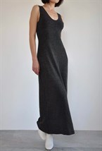 Платье из вязаного трикотажа - фото 129953