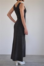 Платье из вязаного трикотажа - фото 129957