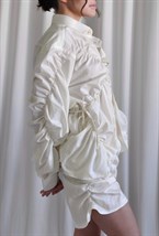 Рубашка со сборками - фото 129977