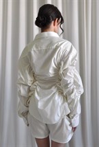 Рубашка со сборками - фото 129978