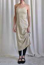 Платье миди на бретелях - фото 129985