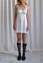 Платье-комбинация с кружевом - фото 129989