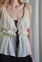 Топ со сборкой - фото 130007