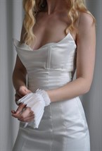 Платье с акцентным бюстом - фото 130032