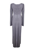 Платье с глубоким вырезом - фото 130121