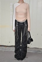 Брюки со сборками - фото 130147