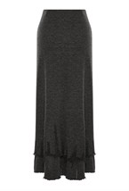 Юбка макси с рваным краем - фото 130160