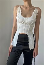 Топ-корсет с чашечками - фото 130202