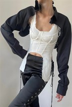 Топ-корсет с чашечками - фото 130205