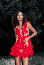 Платье с маками - фото 130282