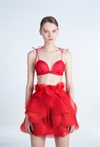 Юбка красная - фото 130301