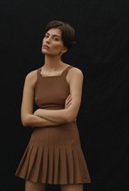 Юбка со складками в длине мини - фото 132321