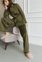 Жакет приталенного силуэта с накладными вставками - фото 132325