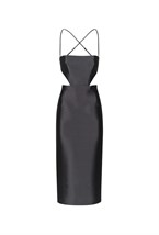 Коктейльное платье сс вырезами - фото 132694