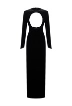 Платье из бархата - фото 132831