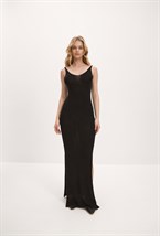 Maxi dress black - фото 132900