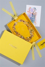 Бусы жадеит, аквамарин - фото 132963