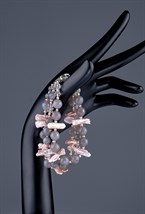 Браслет халцедон, жемчуг - фото 132990