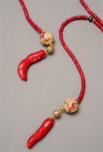 Аркан коралл, жемчуг - фото 133010