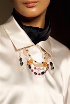 Ожеброшь жемчуг, розовый кварц - фото 133024