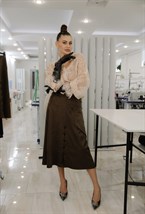 Юбка SUEDE SKIRT - фото 133089