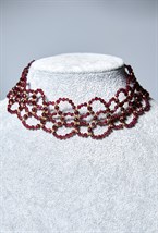 Чокер из граната - фото 133120