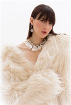 Бусы перламутр, лабрадорит - фото 133122