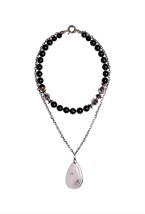 Бусы из турмалина с кулоном - фото 133131