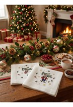 Салфетки с вышивкой "Крыска" - фото 133234