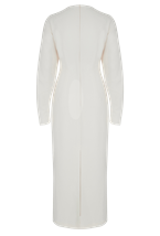 Платье с объёмным рукавом - фото 133723