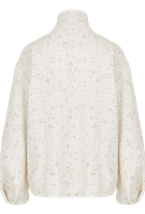 Кардиган с перьями укороченный - фото 133754