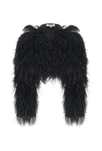 Жакет со страусиными перьями - фото 133779