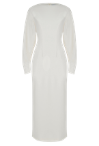 Платье с объёмным рукавом - фото 133812