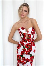 MIA корсетное платье c цветочным принтом - фото 133904