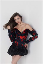 ROSIE корсет с цветочным принтом - фото 133957