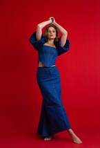 ARIEL корсет с пышными рукавами - фото 134077