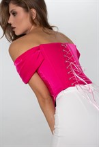 Belle корсет с драпировкой - фото 134090