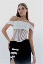 MONICA корсет с сеткой - фото 134106