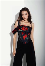 DIANA корсет с цветочным принтом - фото 134147