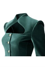 “Velvet moon” Жакет приталенный из шелковистого бархата - фото 134551