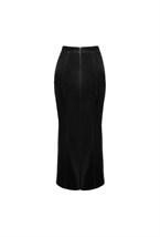 “Velvet moon” Юбка миди годе из шелковистого бархата - фото 134553