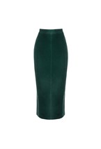 “Velvet moon” Юбка миди годе из шелковистого бархата - фото 134558