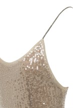 Платье-комбинация мини с пайетками PEARL - фото 134843