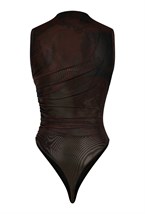 Боди без рукавов brown - фото 135983