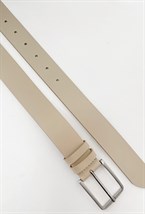 Ремень базовый бежевый - фото 136209