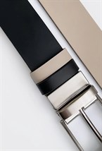 Ремень трансформер бежевый-черный - фото 136249