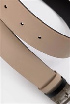 Ремень трансформер бежевый-черный - фото 136250